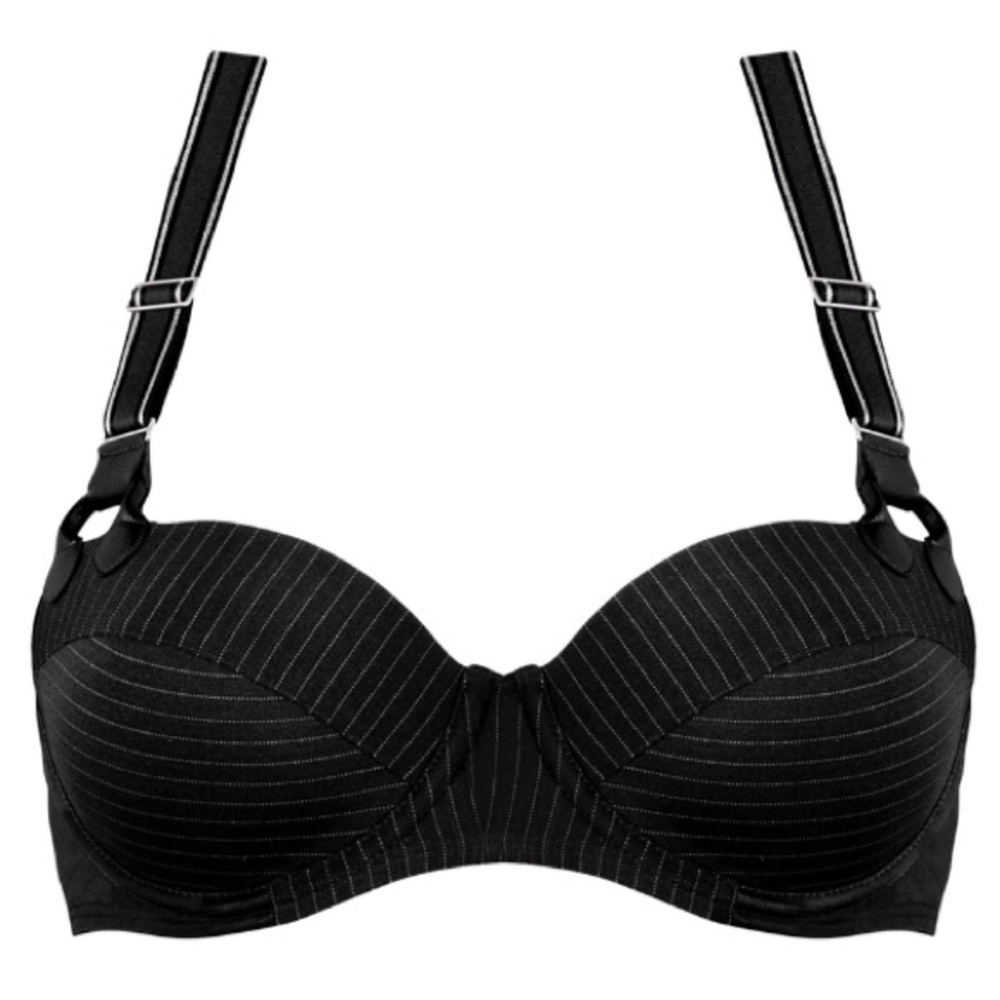 Marlies Dekkers Gloria Pinstripe Balcony Bra NWT
